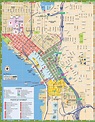 Mappa di Seattle turistica: attrazioni e monumenti di Seattle