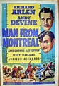 "MAN FROM MONTREAL" MOVIE POSTER - "MAN FROM MONTREAL" MOVIE POSTER