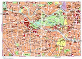 Berlin Attractions Map PDF - FREE Printable Tourist Map Berlin , Waking ...