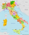 Map Of Italy With Towns - Europe Capital Map