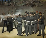 Edouard Manet: The Execution of Emperor Maximilian of Mexico. Art Print
