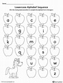 *FREE* Lowercase Alphabet Sequence Printable PDF | MyTeachingStation.com