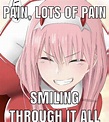 Smiling through it all | Pain / How Do You Manage Pain? | Know Your Meme