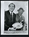Sid Luckman & Lou Little 1965 NFL Hall of Fame Induction Press Photo ...