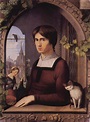 Johann Friedrich Overbeck (1789-1869) - "Portrait of the painter Franz ...