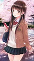 2160x3840 Anime Cute School Girl Sony Xperia X,XZ,Z5 Premium ,HD 4k ...