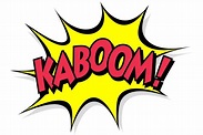 Kaboom Cartoon Comic Super Hero Explosion Cool Huge Large Giant Poster ...