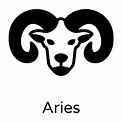 Aries Zodiac sign 3213503 Vector Art at Vecteezy