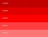 Red color palettes [codes + combinations]