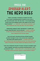 Spoiler Alert: The Hero Dies | Book by Michael Ausiello | Official ...