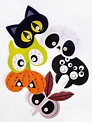 Máscaras imprimibles de Halloween para niños - Dale Detalles