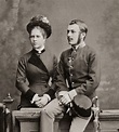 Archduke Friedrich of Austria, Duke of Teschen (1856-1936) and his wife ...