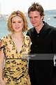 Actress Julia Stiles and actor Luke Mably pose at the photocall for ...