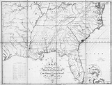 1813 Map of the Southeast - American