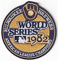 1982 Milwaukee Brewers American League Champions MLB World Series Logo