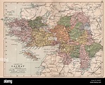 COUNTY GALWAY: Antique county map. Connaught. Ireland. BARTHOLOMEW ...