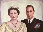 Print of King George VI and Queen Elizabeth From a Photo by | Etsy