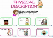 ENGLISH CORNER: Let's learn about Physical description.