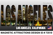 Design - Los Angeles Skyline Magnet (73510) Los Ángeles, in Spanish ...