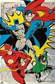 Poster - Studio B - 24x36 DC Comics - 4 Superheroes Wall Art R84888 ...
