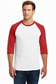 Heavy Cotton #8482 3/4-Sleeve Raglan T-Shirt - Walmart.com