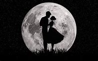 Couple Romantic Moon Night - 3840x2400 - Download HD Wallpaper ...