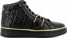 Balmain Mujer W7cbv151902m176 Negro Cuero Zapatillas Altas: Amazon.com ...