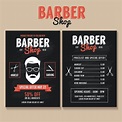 Barber Shop Flyer Template 12711184 Vector Art at Vecteezy