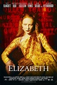 the movie poster for elizabeth, which features an image of a woman in ...