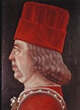 Portrait of Borso d'Este, Prince of Ferr - Baldassare d' Este