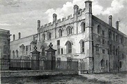 Cambridge University Almanack 1822. Kings College Old Building ...