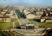 East Berlin from Air (1970 - Postcard) | Berlin, deutschland, Berlin ...