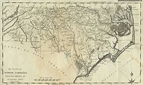 1795 State Map of North Carolina from the best Authorities | North ...
