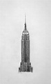 The Empire State Building, New York, Drawing by John Gordon Art (2013 ...