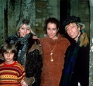 maurice gibb wife and children | Robin Gibb with his wife and family in ...