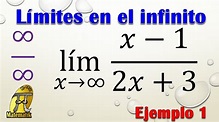 Límites que tienden al infinito | Indeterminación infinito sobre ...