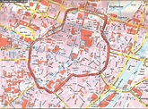 Detailed Tourist Map Of Munich City Munich Detailed Tourist Map ...