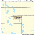 Aerial Photography Map of Wallace, SD South Dakota