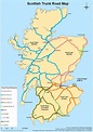 Road Map Of Scotland - Map Of The World