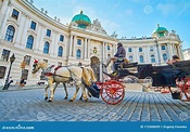 Horse Carriage at Hofburg Palace, Vienna, Austria Editorial Stock Image ...