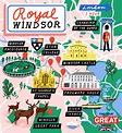 Royal Windsor itinerary and map | Visit britain, Illustrated map, Royal