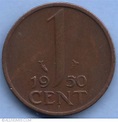 1 Cent 1950, Juliana (1948-1960) - Netherlands - Coin - 12469