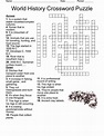 Printable History Crossword Puzzle - Free Crossword Puzzles Printable