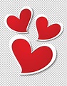 Descarga gratis | Símbolo del corazón, decoración de tres corazones ...