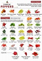 30 Different Types of Peppers From Sweet to Mild, and Truly Hot | Only ...