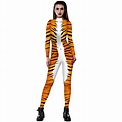 Women's Tiger Costume Bodysuit Costume