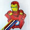 Iron Man Disegno Colorato - Funkin