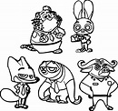 Zootopia Coloring Pages - Best Coloring Pages For Kids