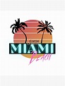 "Miami Beach Logo" Poster by Dylaniti | Redbubble