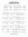 Highway To Hell Sheet Music | AC/DC | Guitar Tab